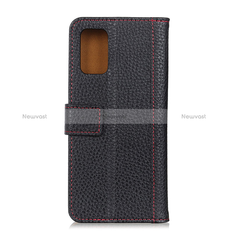 Leather Case Stands Flip Cover Holder M14L for Xiaomi Redmi Note 10 4G