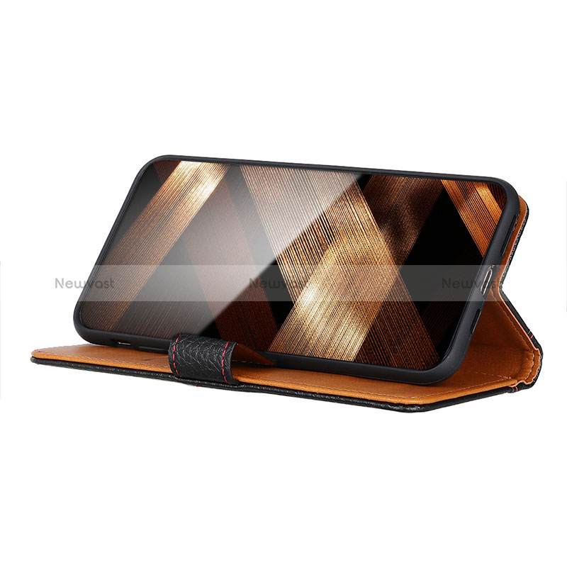 Leather Case Stands Flip Cover Holder M14L for Xiaomi Redmi Note 10 4G