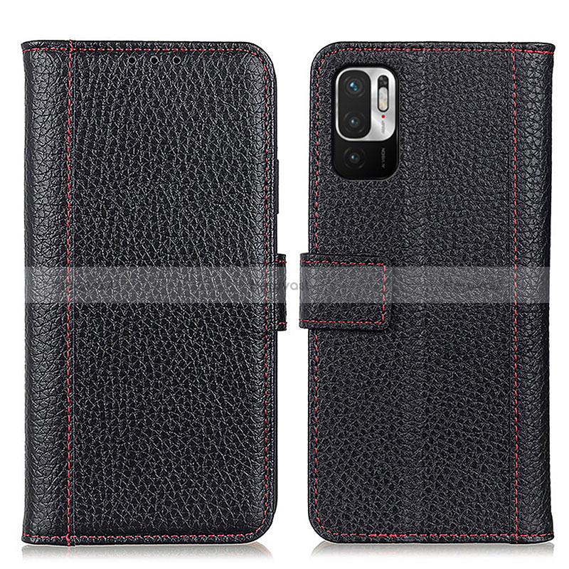 Leather Case Stands Flip Cover Holder M14L for Xiaomi Redmi Note 10 JE 5G