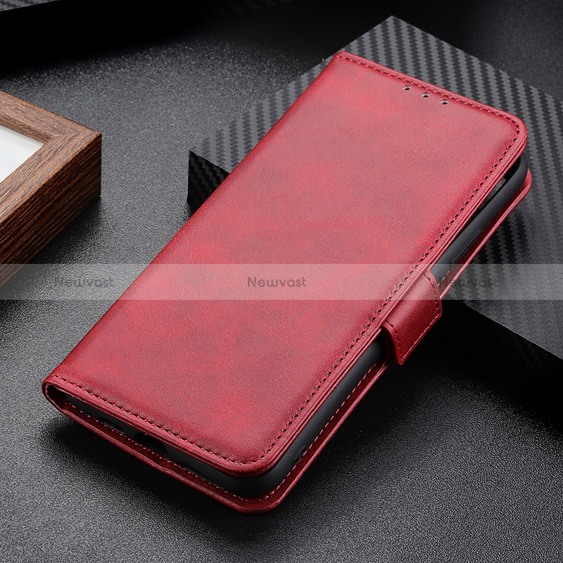 Leather Case Stands Flip Cover Holder M15L for Huawei Honor 10X Lite Red