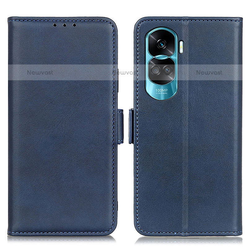 Leather Case Stands Flip Cover Holder M15L for Huawei Honor 90 Lite 5G