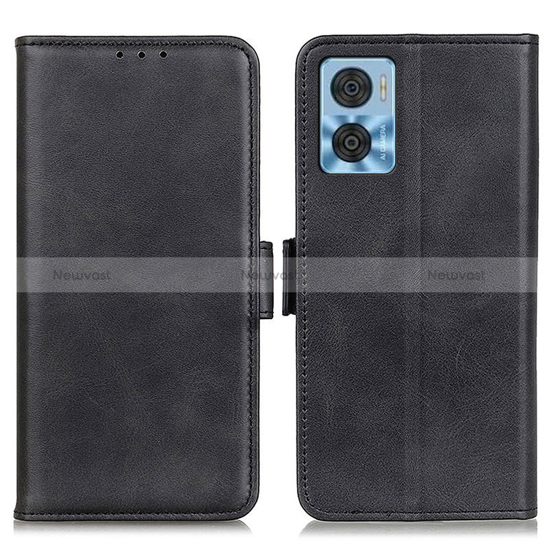 Leather Case Stands Flip Cover Holder M15L for Motorola Moto E22