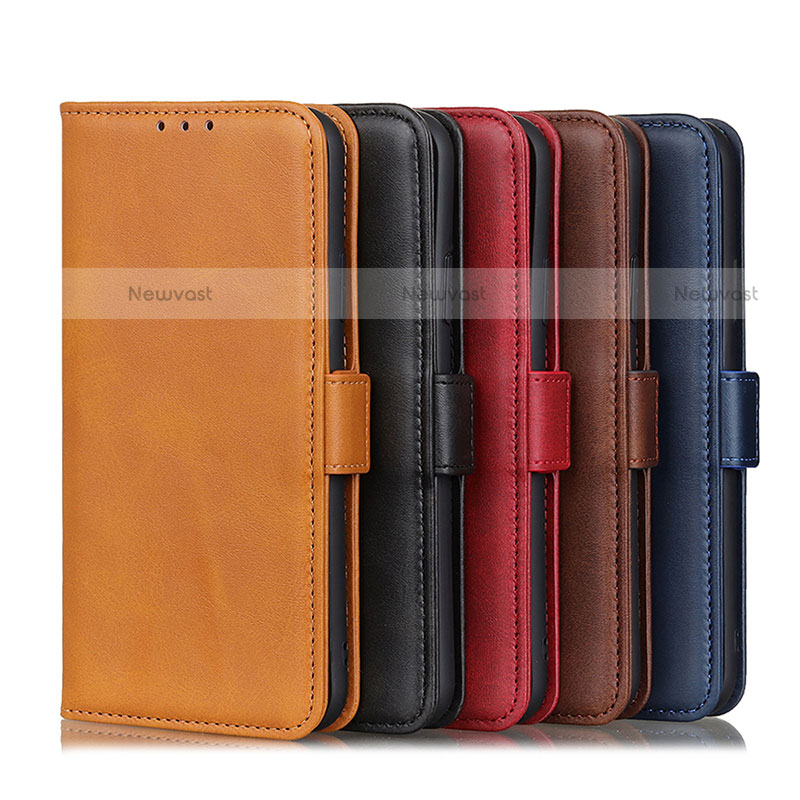 Leather Case Stands Flip Cover Holder M15L for Motorola Moto E32