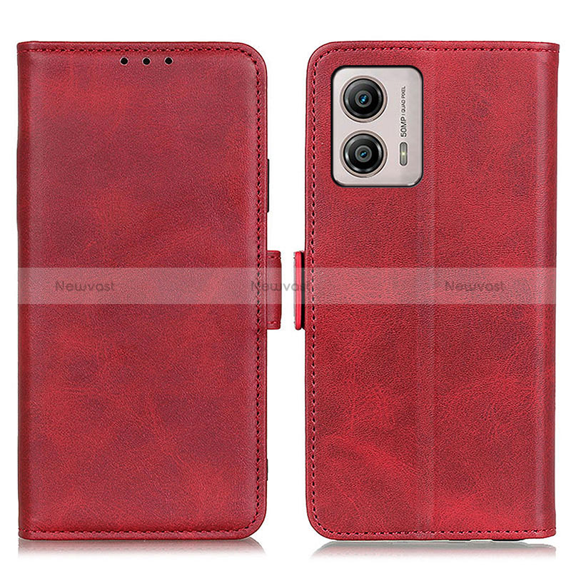 Leather Case Stands Flip Cover Holder M15L for Motorola Moto G53 5G