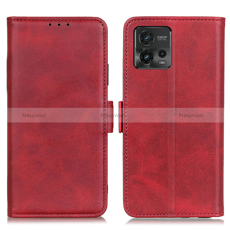 Leather Case Stands Flip Cover Holder M15L for Motorola Moto G72