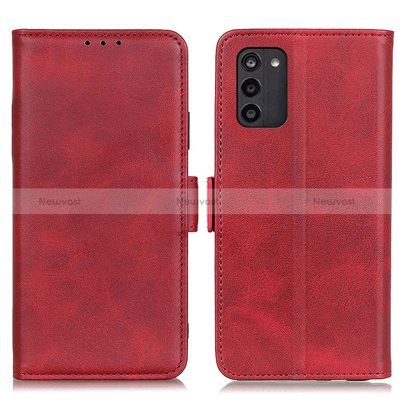 Leather Case Stands Flip Cover Holder M15L for Nokia G100 Red