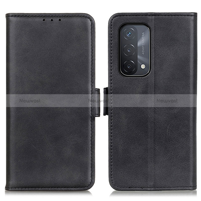 Leather Case Stands Flip Cover Holder M15L for Oppo A54 5G