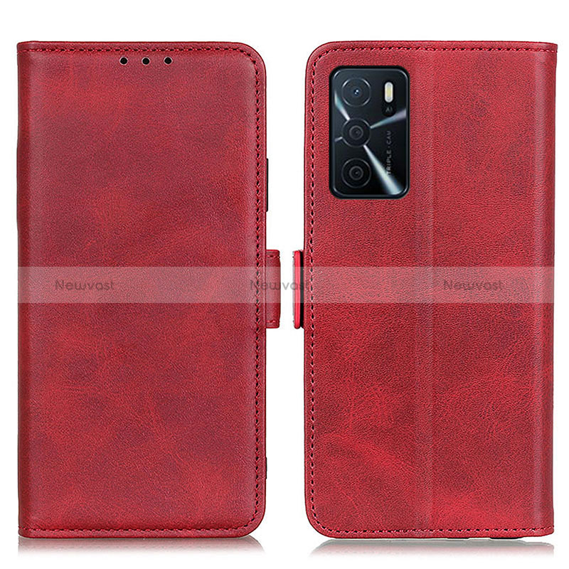 Leather Case Stands Flip Cover Holder M15L for Oppo A54s
