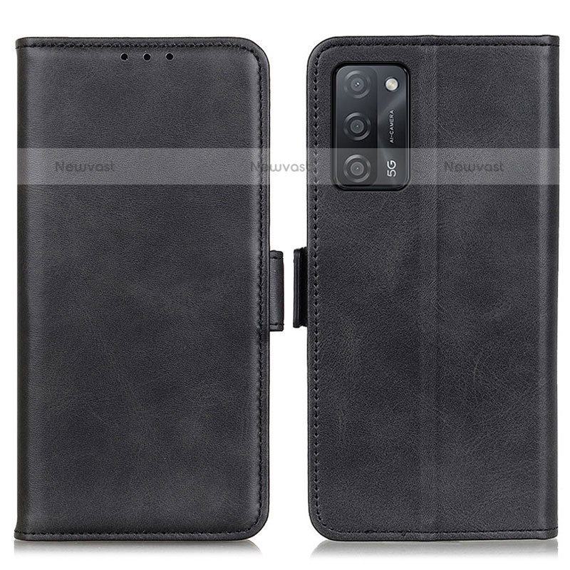 Leather Case Stands Flip Cover Holder M15L for Oppo A55 5G