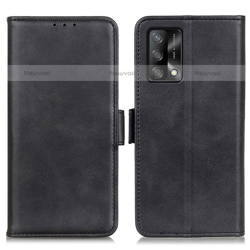 Leather Case Stands Flip Cover Holder M15L for Oppo A74 4G