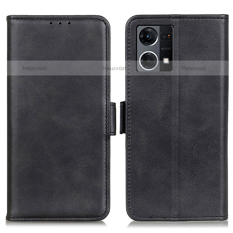 Leather Case Stands Flip Cover Holder M15L for Oppo F21 Pro 4G