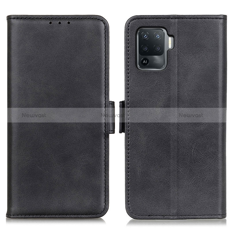 Leather Case Stands Flip Cover Holder M15L for Oppo Reno5 F