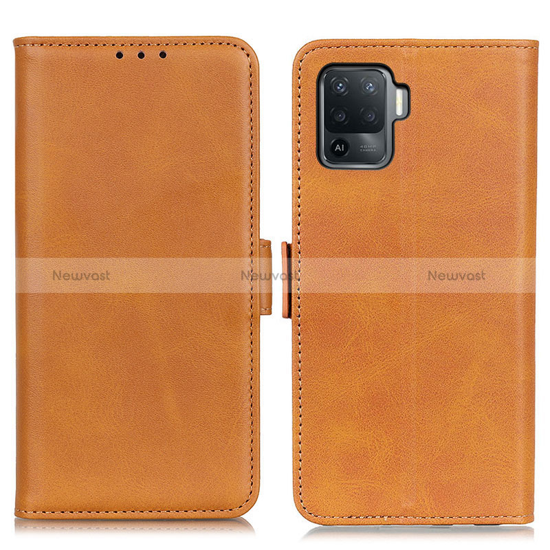 Leather Case Stands Flip Cover Holder M15L for Oppo Reno5 F