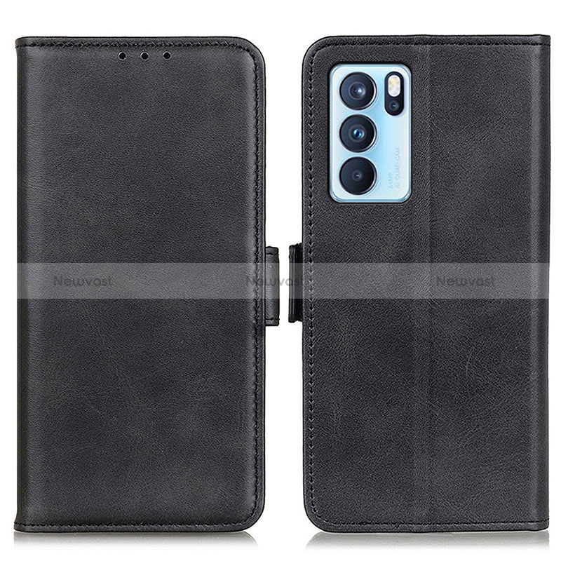 Leather Case Stands Flip Cover Holder M15L for Oppo Reno6 Pro 5G India