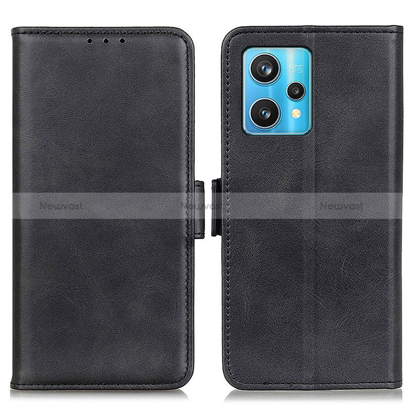 Leather Case Stands Flip Cover Holder M15L for Realme 9 5G Black