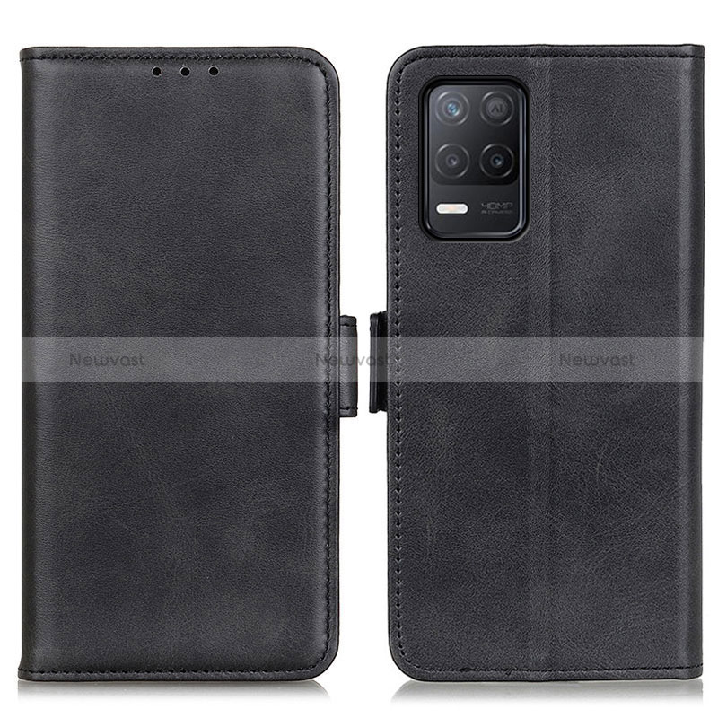 Leather Case Stands Flip Cover Holder M15L for Realme Narzo 30 5G Black