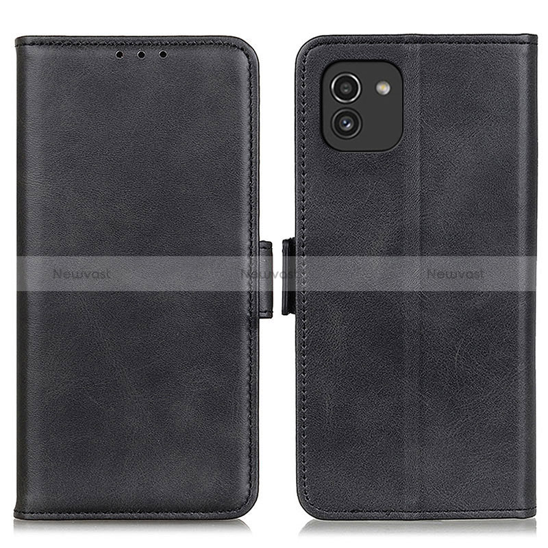 Leather Case Stands Flip Cover Holder M15L for Samsung Galaxy A03