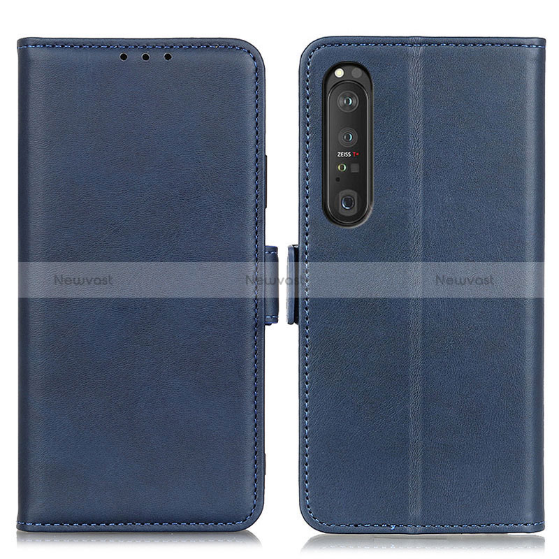 Leather Case Stands Flip Cover Holder M15L for Sony Xperia 1 III