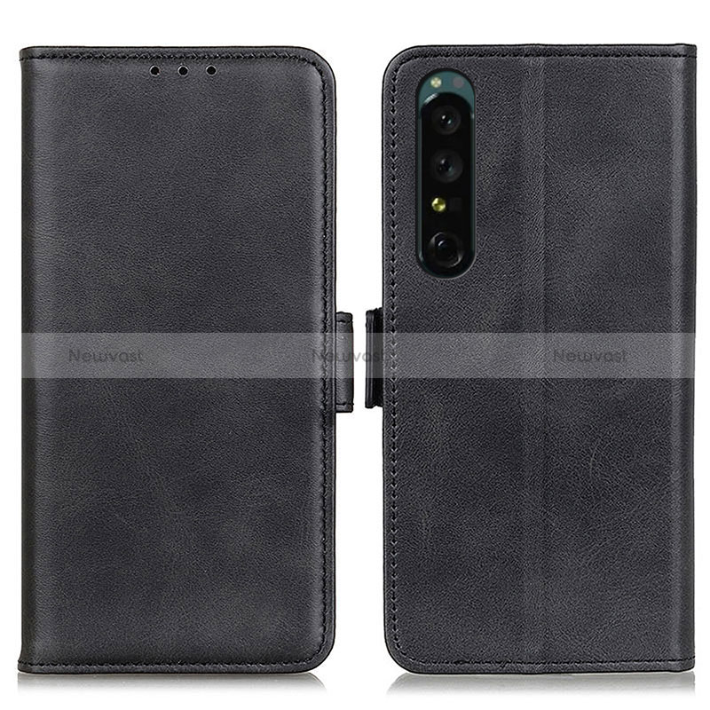 Leather Case Stands Flip Cover Holder M15L for Sony Xperia 1 IV SO-51C