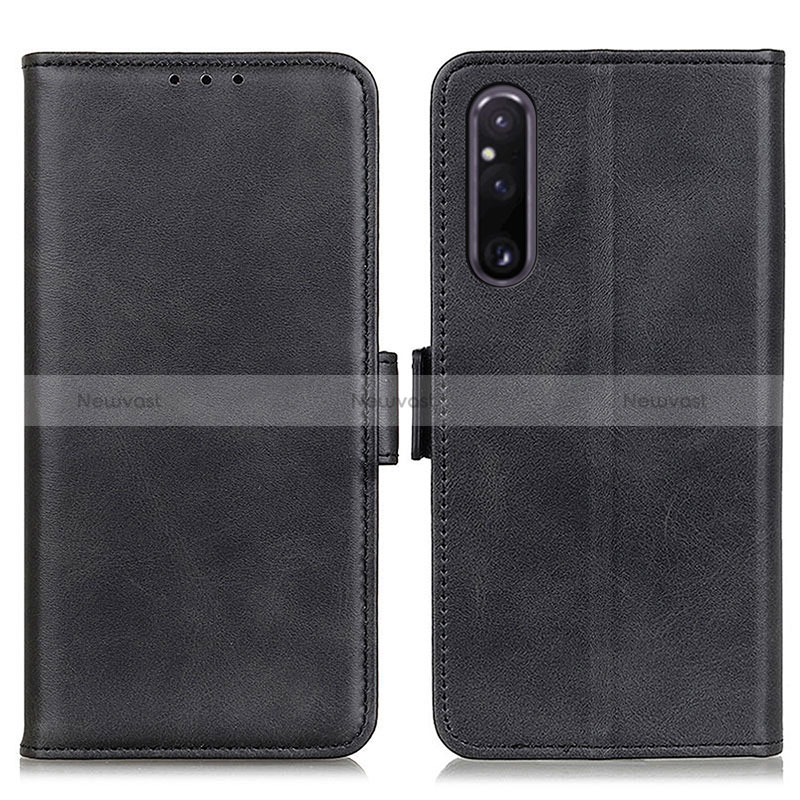 Leather Case Stands Flip Cover Holder M15L for Sony Xperia 1 V