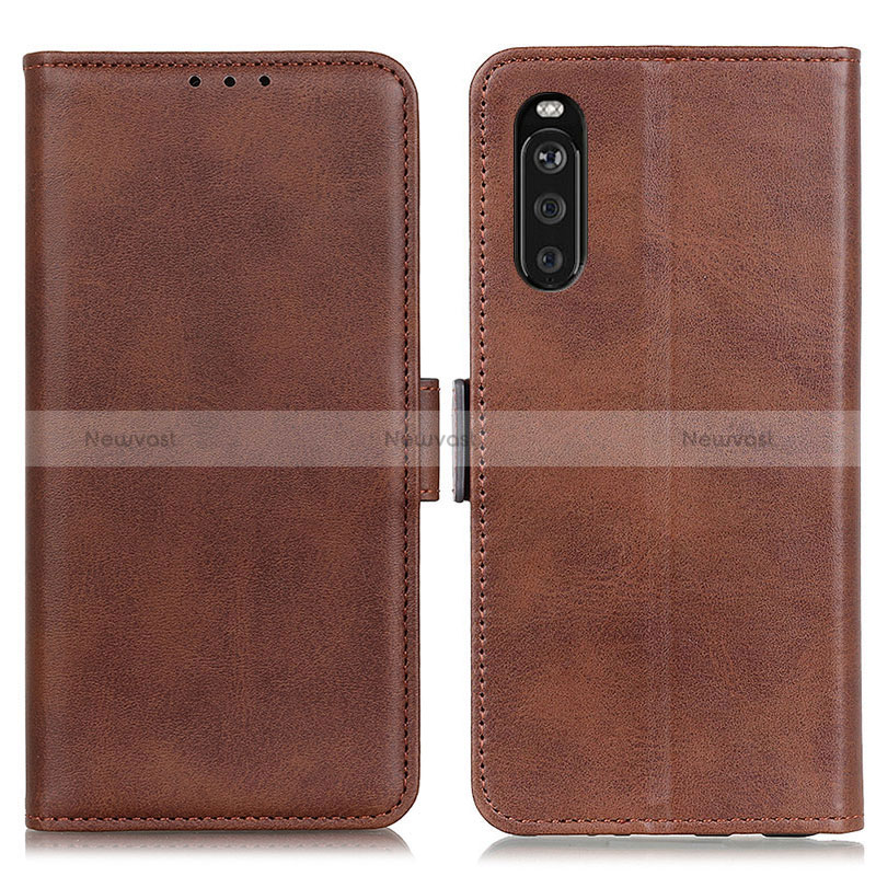 Leather Case Stands Flip Cover Holder M15L for Sony Xperia 10 III Lite