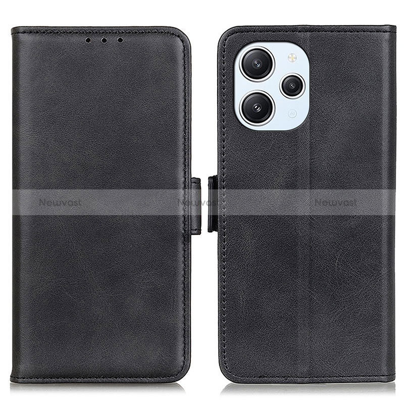 Leather Case Stands Flip Cover Holder M15L for Xiaomi Redmi 12 4G