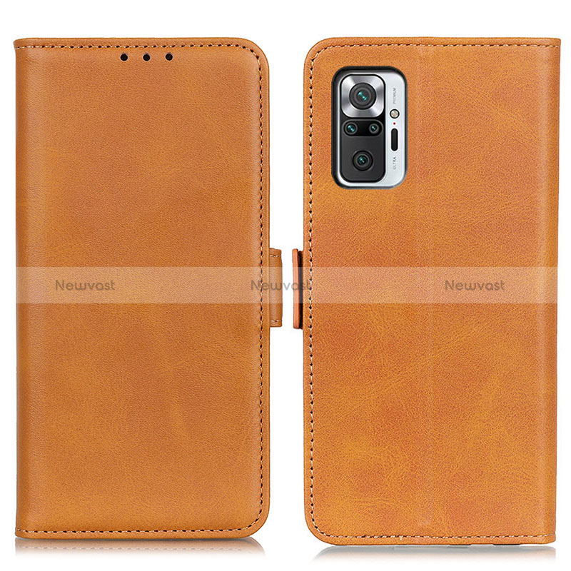 Leather Case Stands Flip Cover Holder M15L for Xiaomi Redmi Note 10 Pro 4G