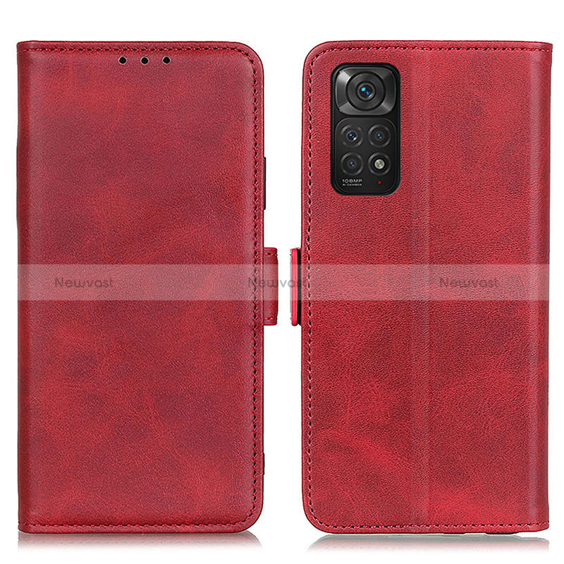 Leather Case Stands Flip Cover Holder M15L for Xiaomi Redmi Note 11 4G (2022)