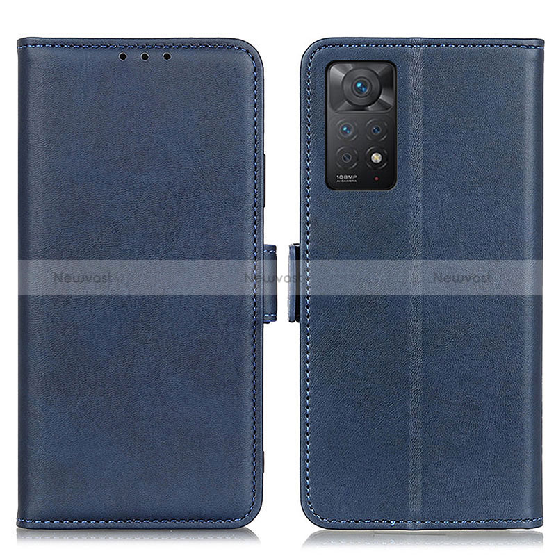 Leather Case Stands Flip Cover Holder M15L for Xiaomi Redmi Note 11 Pro 4G