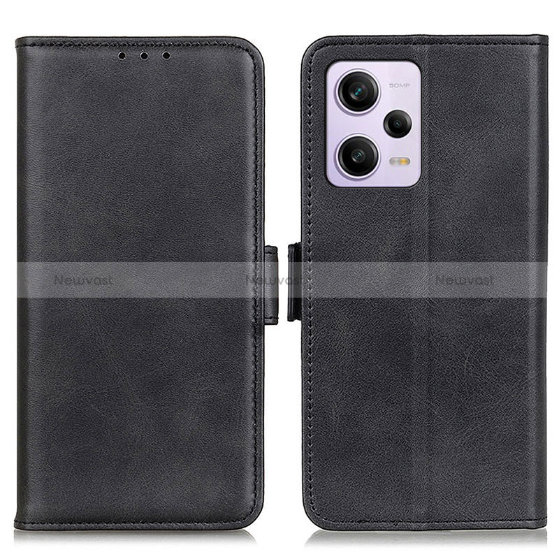 Leather Case Stands Flip Cover Holder M15L for Xiaomi Redmi Note 12 Pro 5G