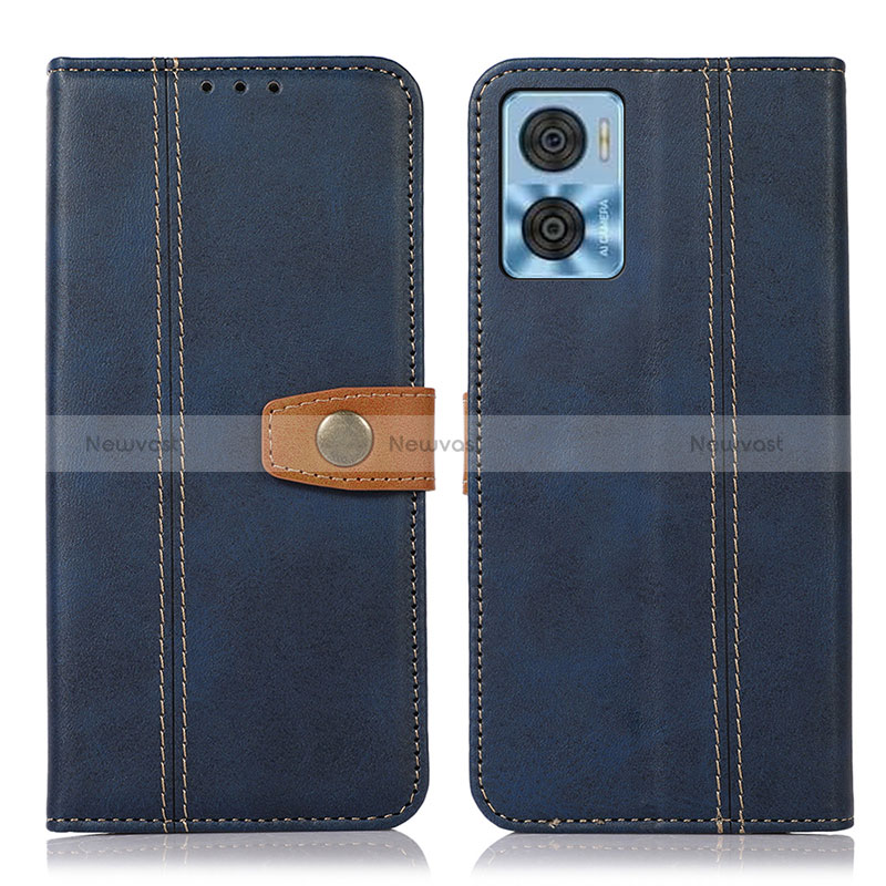 Leather Case Stands Flip Cover Holder M16L for Motorola Moto E22i