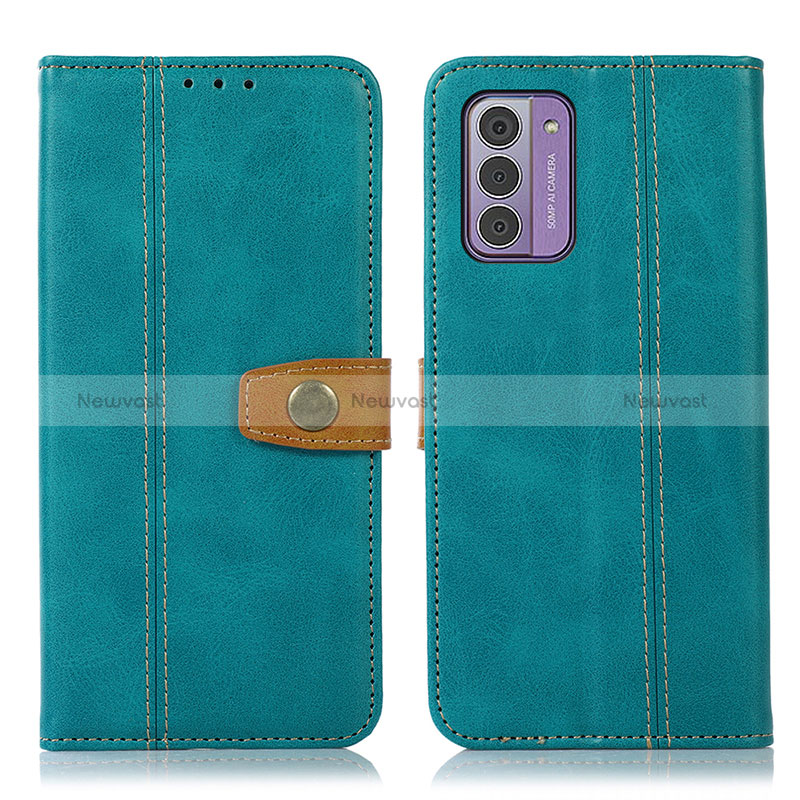 Leather Case Stands Flip Cover Holder M16L for Nokia G310 5G Green