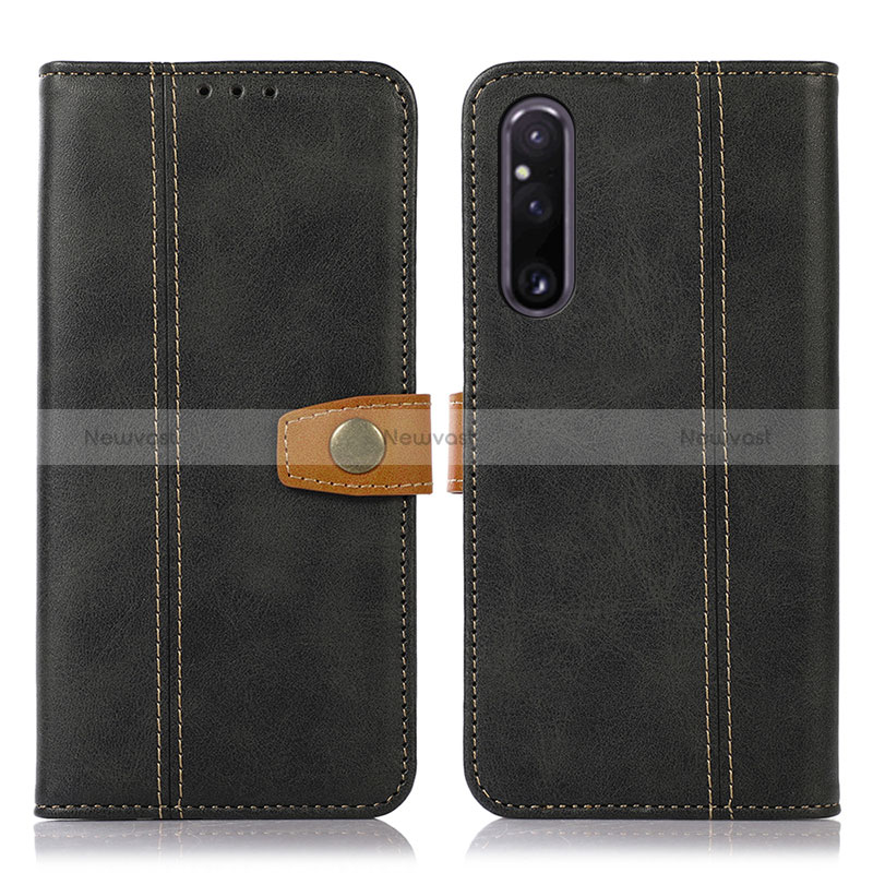 Leather Case Stands Flip Cover Holder M16L for Sony Xperia 1 V