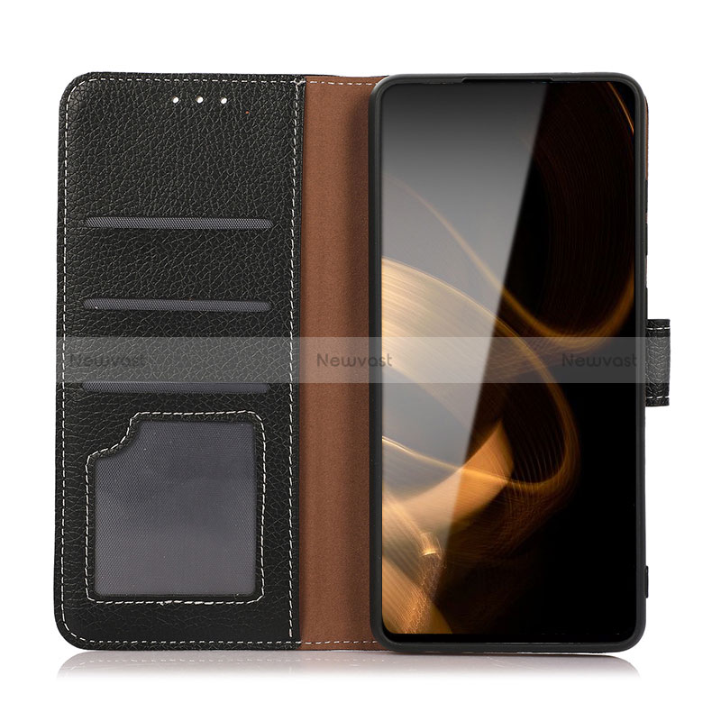 Leather Case Stands Flip Cover Holder M16L for Xiaomi Redmi Note 10 Pro 4G