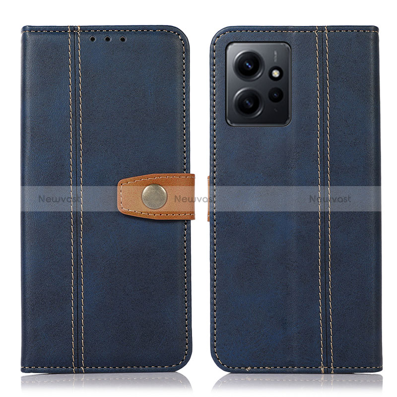 Leather Case Stands Flip Cover Holder M16L for Xiaomi Redmi Note 12 4G