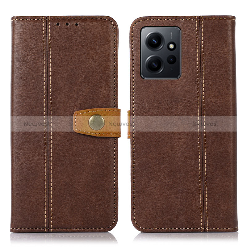 Leather Case Stands Flip Cover Holder M16L for Xiaomi Redmi Note 12 4G