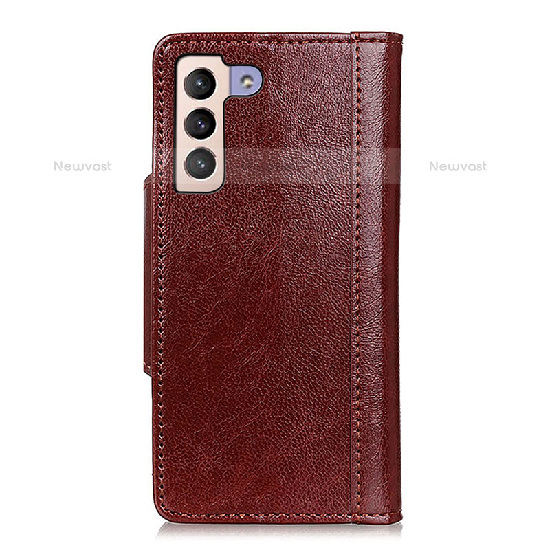 Leather Case Stands Flip Cover Holder M22L for Samsung Galaxy S21 Plus 5G