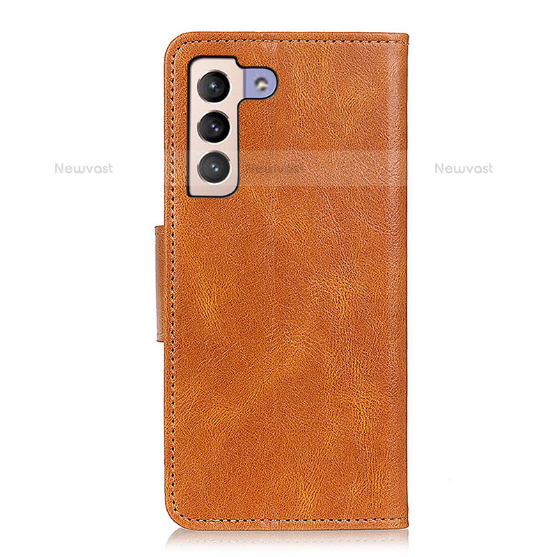 Leather Case Stands Flip Cover Holder M23L for Samsung Galaxy S21 FE 5G