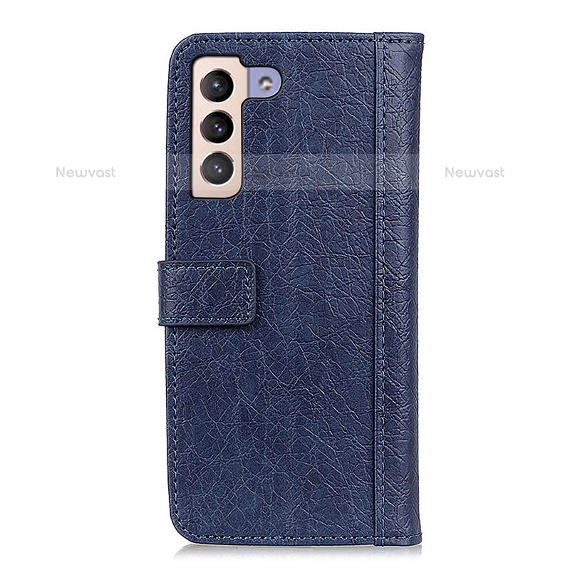 Leather Case Stands Flip Cover Holder M24L for Samsung Galaxy S21 FE 5G