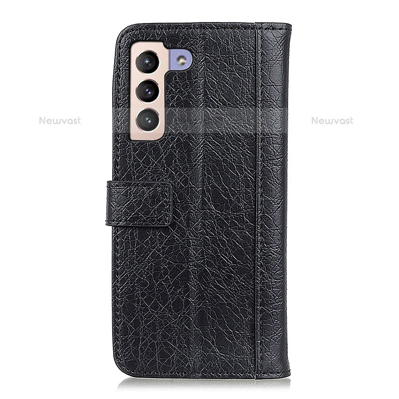 Leather Case Stands Flip Cover Holder M24L for Samsung Galaxy S22 5G