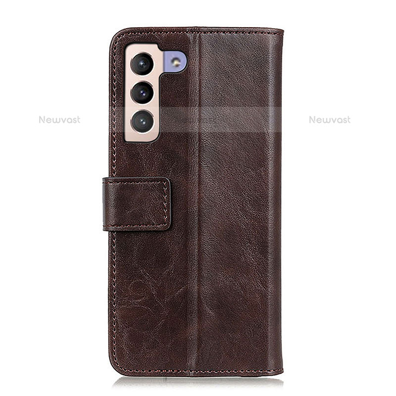 Leather Case Stands Flip Cover Holder M25L for Samsung Galaxy S21 5G