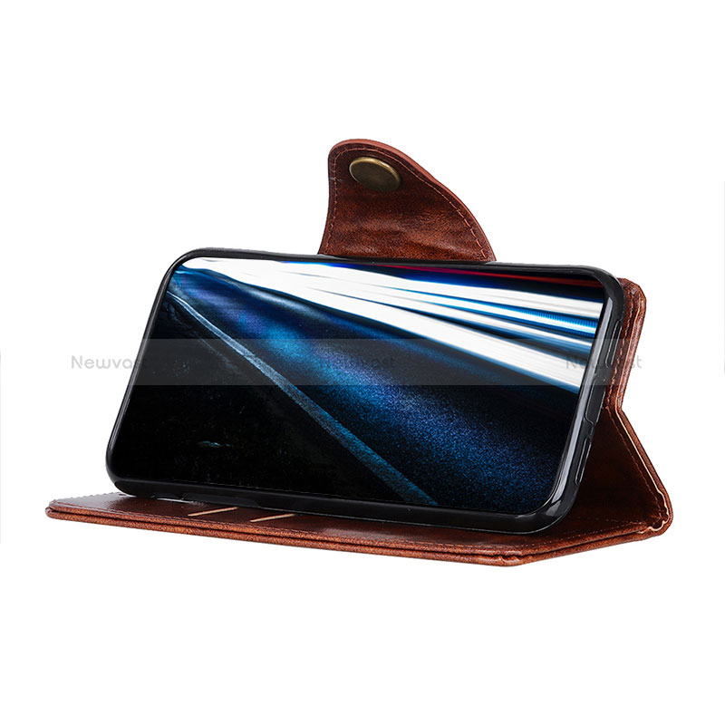 Leather Case Stands Flip Cover Holder M26L for Samsung Galaxy S22 Plus 5G