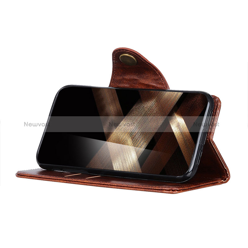 Leather Case Stands Flip Cover Holder M26L for Samsung Galaxy S24 5G