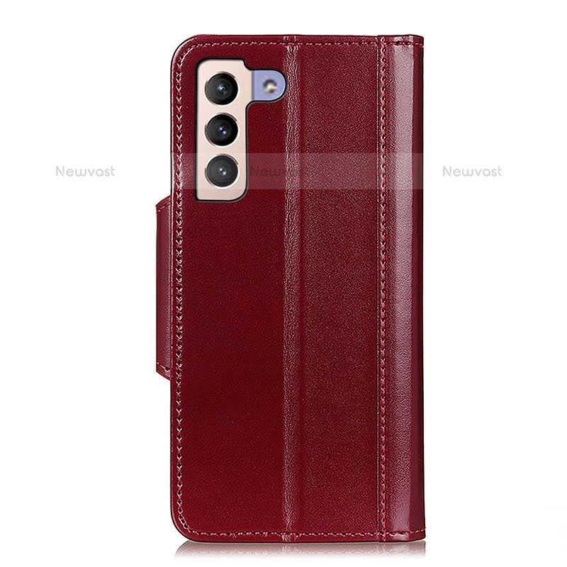 Leather Case Stands Flip Cover Holder M27L for Samsung Galaxy S21 5G