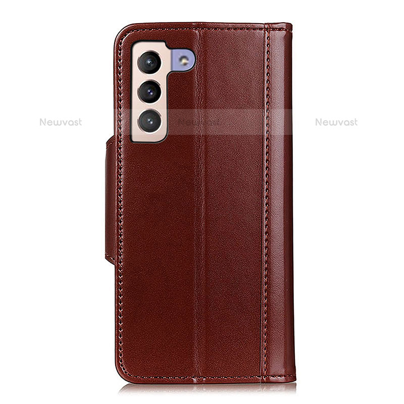 Leather Case Stands Flip Cover Holder M27L for Samsung Galaxy S21 5G