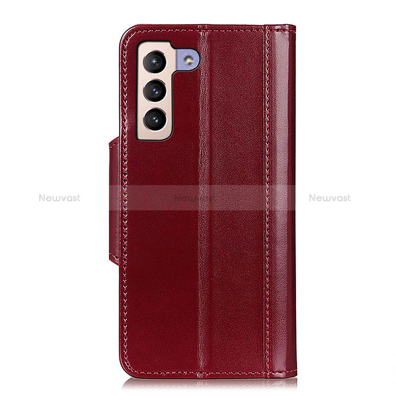 Leather Case Stands Flip Cover Holder M27L for Samsung Galaxy S22 Plus 5G