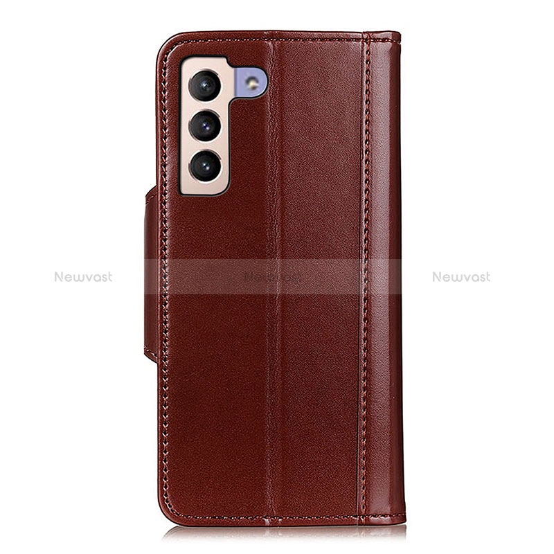 Leather Case Stands Flip Cover Holder M27L for Samsung Galaxy S22 Plus 5G