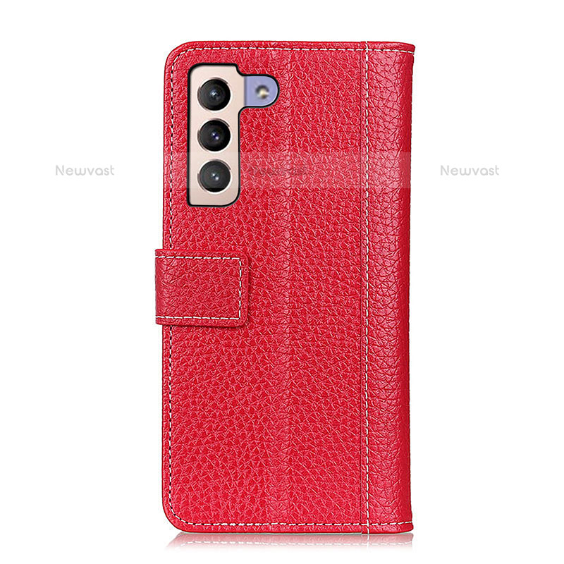 Leather Case Stands Flip Cover Holder M28L for Samsung Galaxy S21 FE 5G