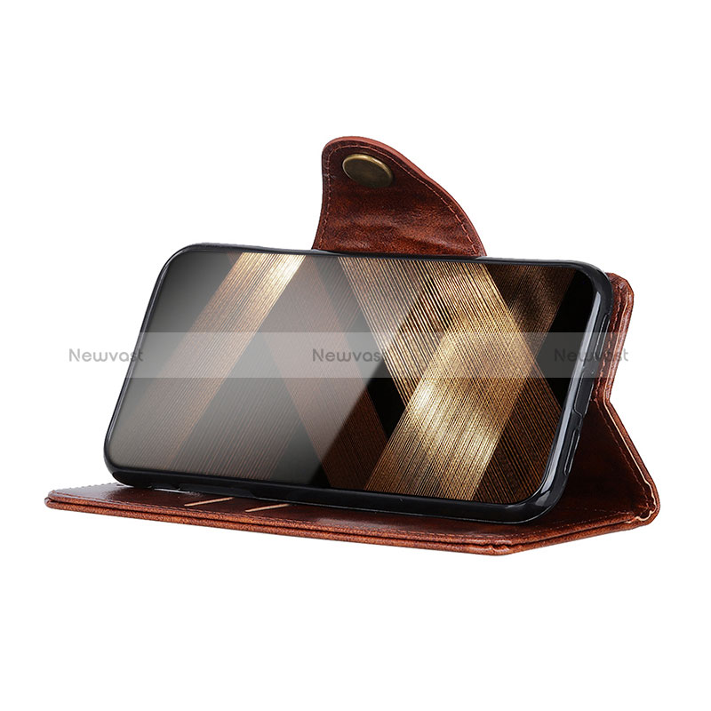 Leather Case Stands Flip Cover Holder ML12 for Samsung Galaxy A03