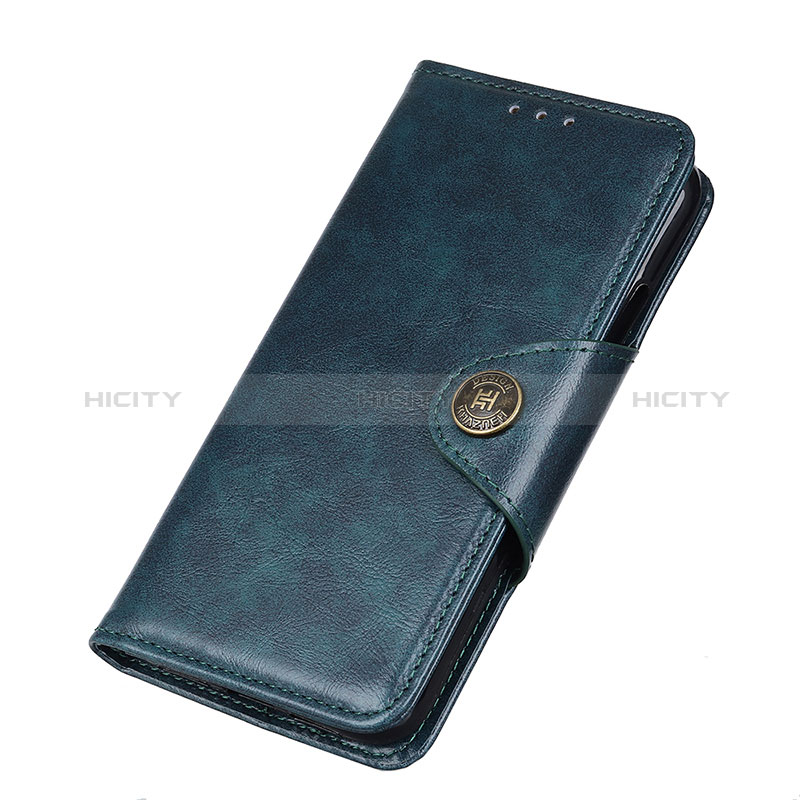 Leather Case Stands Flip Cover Holder ML12 for Samsung Galaxy A73 5G Blue